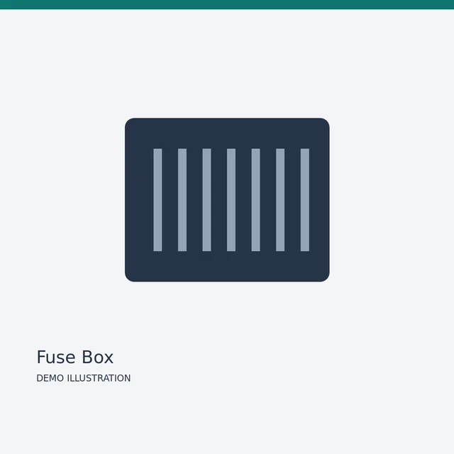 Bosch Fuse Box — Detail view demo illustration