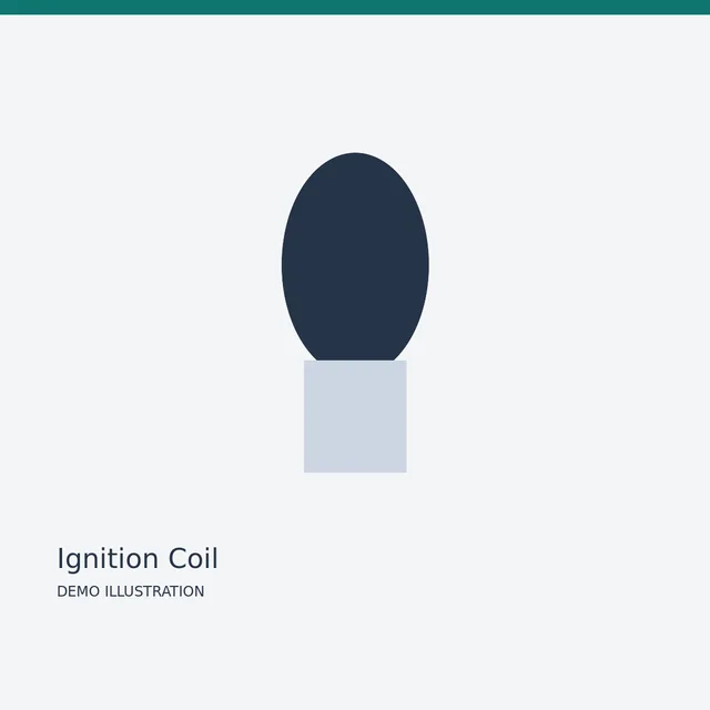 NGK Ignition Coil — Detail view demo illustration