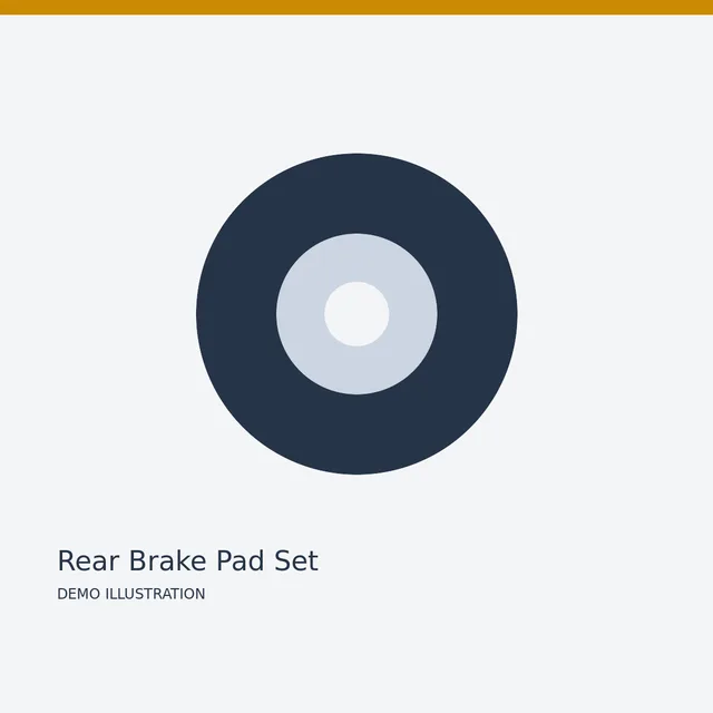 Bosch Rear Brake Pad Set