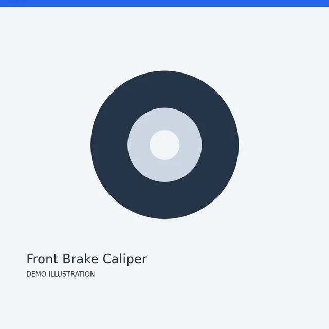 AISIN Front Brake Caliper