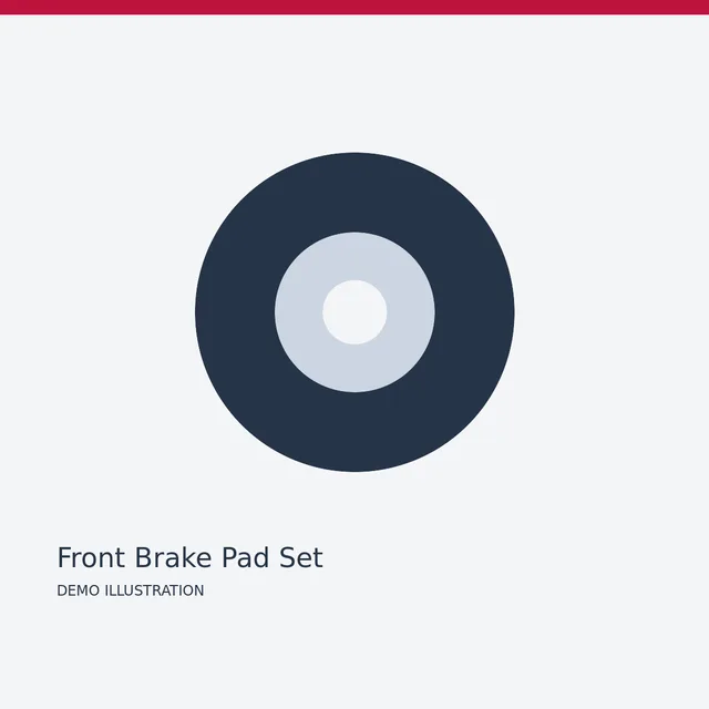 Bosch Front Brake Pad Set