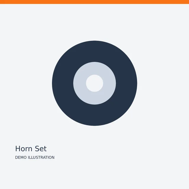 Bosch Horn Set — Detail view demo illustration