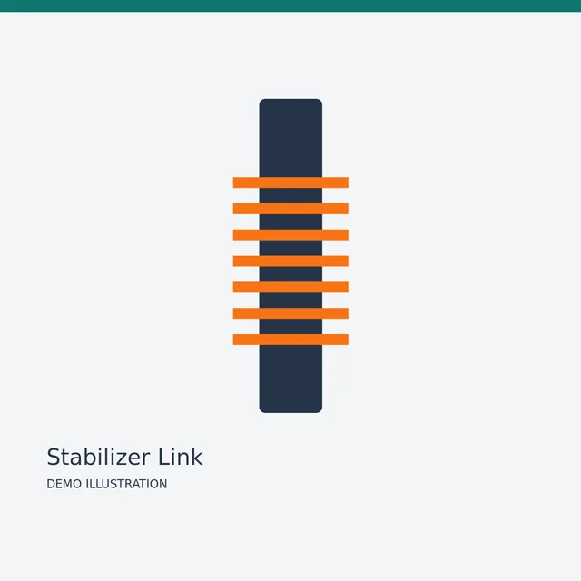 KYB Stabilizer Link — Detail view demo illustration