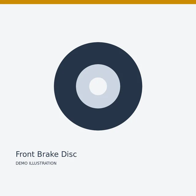 AISIN Front Brake Disc